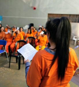 >Dinâmicas realizadas na unidade de Rio Brilhante.