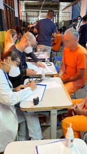 Ação integrada leva mutirão de saúde a mais 1,5 mil internos do Instituto Penal de Campo Grande