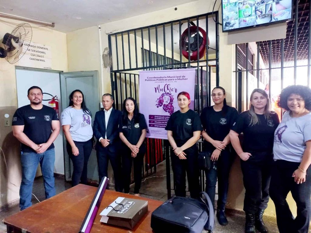 Sao Gabriel do oeste Agosto Lilás: Campanha de combate à violência contra a mulher é realizada em presídios do Estado