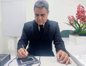 Entre os servidores mais antigo, o DGPP, Creone Batista, foi um dos cadastrados.