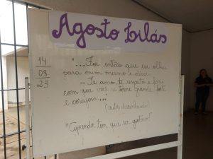 epftl1 Agosto Lilás: Campanha de combate à violência contra a mulher é realizada em presídios do Estado